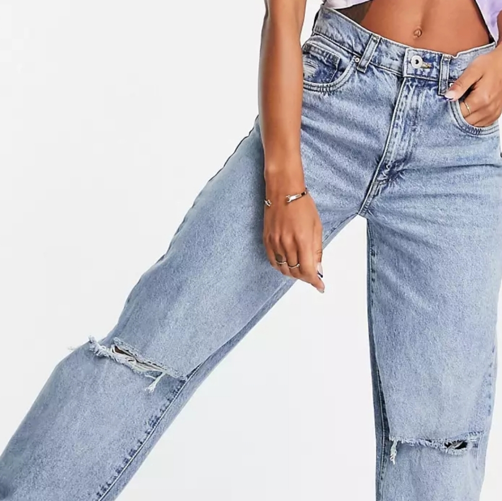 Cotton:on loose straight leg blue jeans